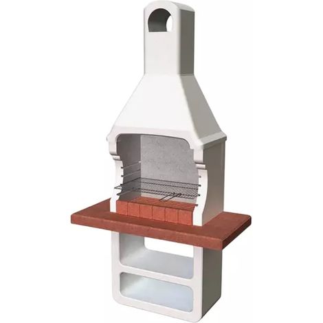 barbecue a legna o carbonella sarom "toronto" 88x58x235,5 cm