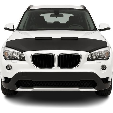 Protège Capot compatible avec BMW X1 E84 2009 à 2015, Bra de Capot Protection, Noir (1/5)