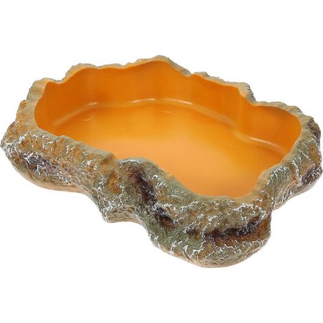 Abreuvoir pour tortues, gamelle pour reptiles compatible avec rangement en résine durable