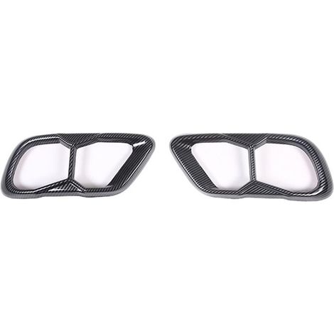 Auspuffblenden-Zubehör für BMW X5 G05, X6 G06, X7 G07 (M60) Modelle 2019–2022 – Carbonfaser