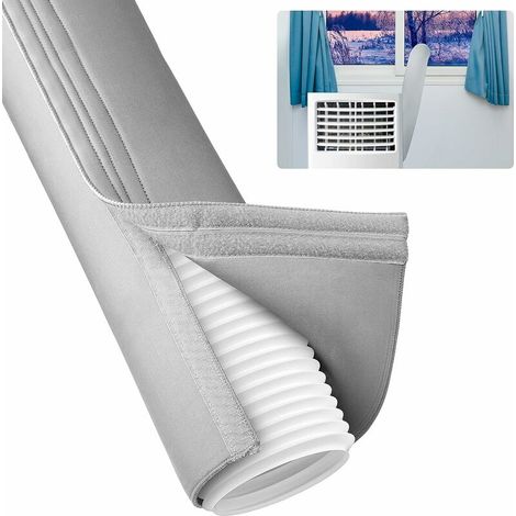 Housse de tuyau de climatiseur portable isolée, universelle pour conduit d'échappement de 12,7 cm et 15 cm de diamètre, pour une installation facile (1/5)