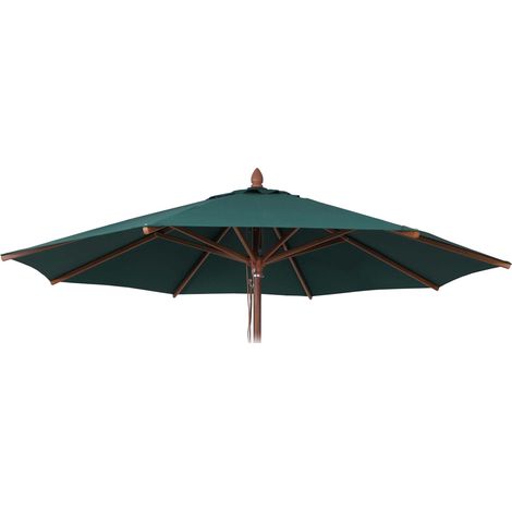 Toile de rechange pour parasol de restaurant HWC-C57b, housse de parasol, ronde é3m polyester 2kg - (1/5)