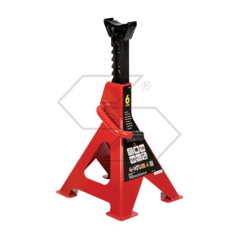 Coppia cavalletti regolabili portata 6000Kg altezza chiuso 390 mm aperto 610mm