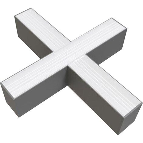 Connecteur 15W pour Luminaire Suspendu Interconnectable en X - Gris - SILUMEN (1/5)