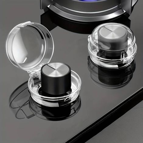 Couvercle de protection résistant aux hautes températures pour interrupteurs de cuisinière à gaz – protégez vos appareils de cuisine des dommages (1/5)