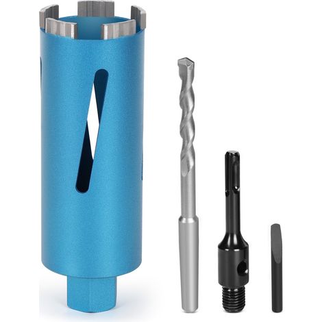 M22 Foret Diamanté Ø68/L200mm av. Adaptateur SDS PLUS, Couronne Carotteuse (1/5)