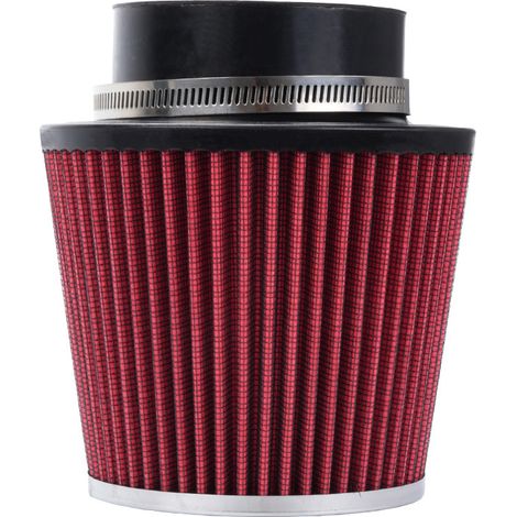 Parts for vehicle modifications, universal air filter with 89 mm diameter, cold air intake filter, air filter (1/5)