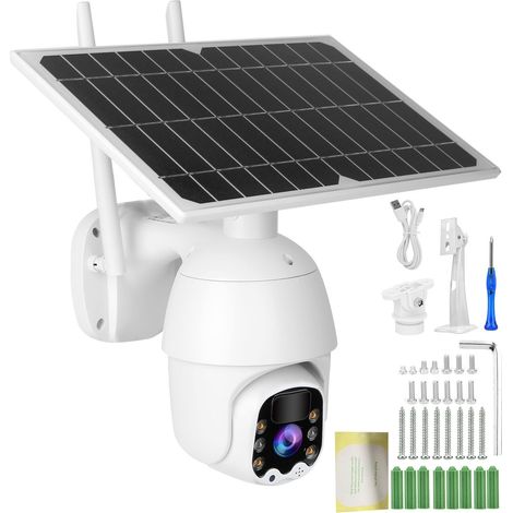 4G/WIFI 1080P Solar PTZ IP Camera CCTV Impermeabile ip66 Sicurezza da Esterno Visione Notturna (1/5)