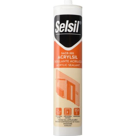 SELSIL SILICONE ACRILICO GRIGIO 310 ML