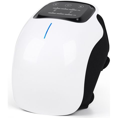 Kabelloses Kniemassagegerät mit LED-Bildschirm, Infrarotwärme und Vibrationsfunktion. Lindert Knieschmerzen durch geschwollene, steife Gelenke und überdehnte Bänder. (1/5)