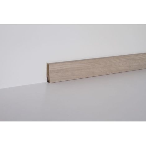 Classen Clip-Fußleiste 240 cm 58 x 58 mm Eiche Laredo Leisten