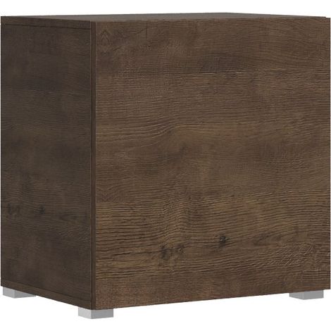Mobile Base Soggiorno 60x60x39,6 cm con piedini sx-dx Noce