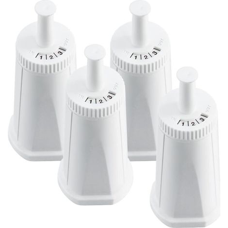 Filtres de rechange Breville Barista Express Barista Pro Barista Touch Oracle Touch Claro Swiss , lot de 4 , filtres à eau pour machine à expresso Breville compatibles avec Breville BES880 BES878 BES9 (1/4)