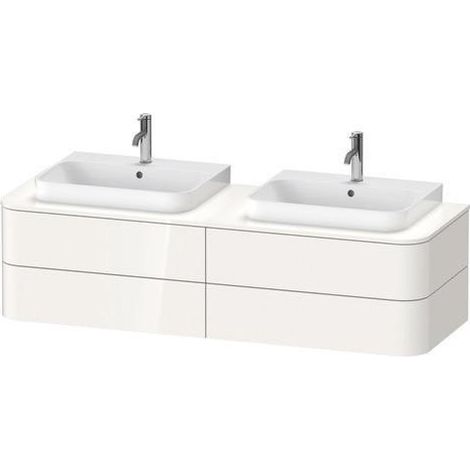 Mobiletto sottolavabo HAPPY D.2 P 408x1600x550mm per 2 mobili-WT Happy D. 2