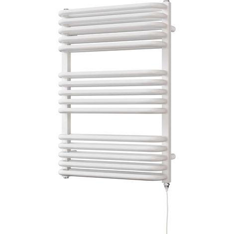 Crossmoor - White Electric Towel Rail H736mm x W500mm 600w Standard (1/2)