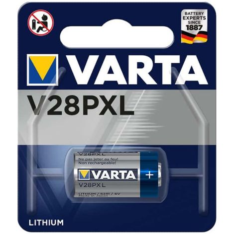 Varta LITHIUM Cylindr. V28PXL Bli 1 Batteria speciale V 28 PXL Litio 6 V 170 mAh 1 pz.