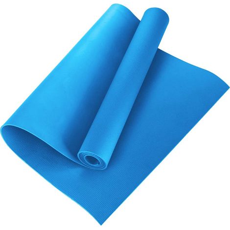 Tapis de yoga 4 mm en EVA antidérapant, fin, pour fitness, salle de sport, pilates, tapis d'exercice à domicile (1/5)