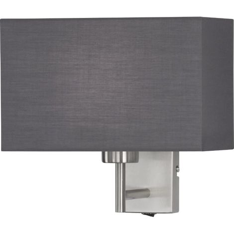 Applique murale led grise - fischer honsel - dream 7932