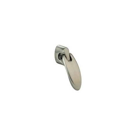 Pendant articulé zamac - Décor : Nickel satiné - Epaisseur : 15 mm - Hauteur : 42 mm - FOSUN