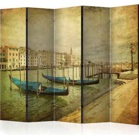 Paravento - Grand Canal, Venice (Vintage) II [Room Dividers] - 225x172 (1/4)