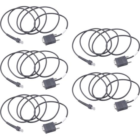 5X Ls2208 Rs232 Câble Série Cba-R01 -S07Par pour Scanner Ls2208 6,5 Pieds (1/5)