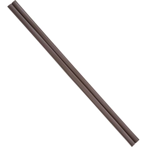 Joint d'étanchéité pour bas de porte, compatible avec les fentes de 3 à 20 mm. Installation facile sous la porte de chambre.-brown (1/5)