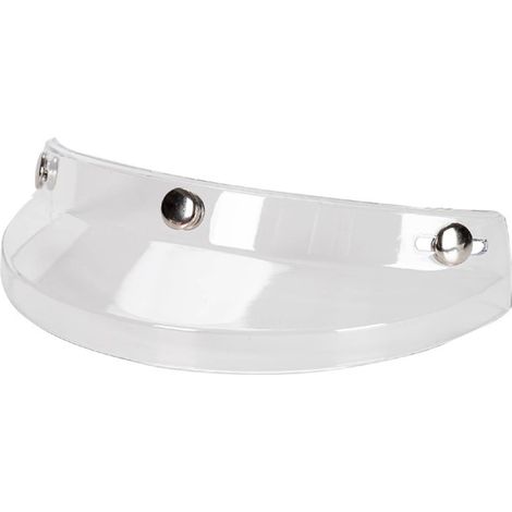 Universelles Motorradvisier, 3 Druckknöpfe, hochklappbar, für offene Helme, winddicht (1/5)