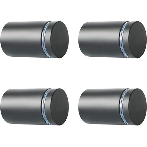 4 Pièces Entretoise de Verre, Supports de Panneaux, 19mm  Support Vis en Acier Inoxydable, Entretoise Murale Fixations Montage pour Verre et Plaques (1/5)