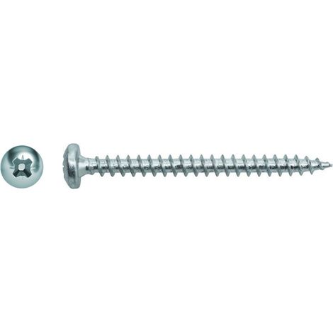 500 vis agglo tête cylindrique pozidriv zingués blanc - Diamètre 4,5 mm - Longueur 20 mm mm - Diamètre 4.5 mm