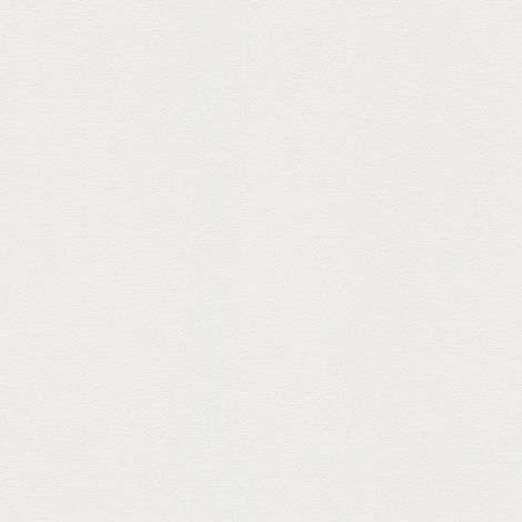 Carta da parati tono su tono Profhome 211798 Carta da parati TNT leggermente strutturata tono su tono opaca bianco 5,33 m2