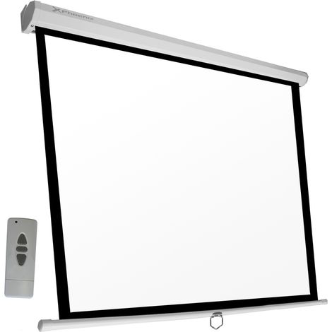 Pantalla electrica videoproyector phoenix techo y pared 112p 2mx2m posicion ajustable carcasa blanca tela super resistente PHPANTALLA-ELEC200