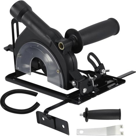 Support de positionnement réglable à 45° pour meuleuse d'angle - Base fendue pour machine à découper de 100 à 125 mm (1/5)