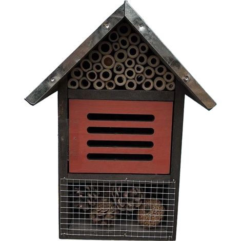Maisons à insectes, hôtels à insectes, habitats naturels pour insectes bénéfiques adaptés aux abeilles, papillons, coccinelles, jardins et terrasses. (1/5)