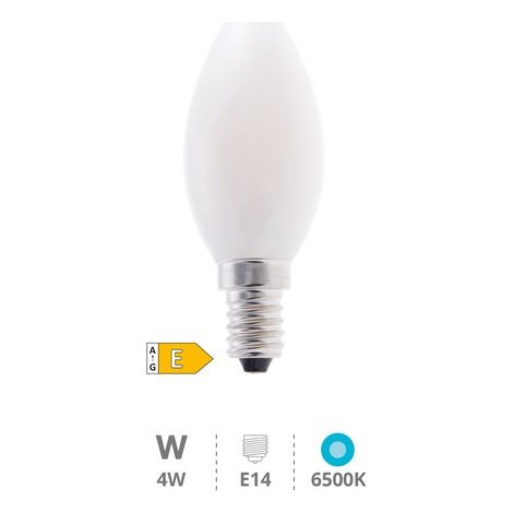 Bombilla de led serie cristal vela led 4W E14 6000k GSC 2003515