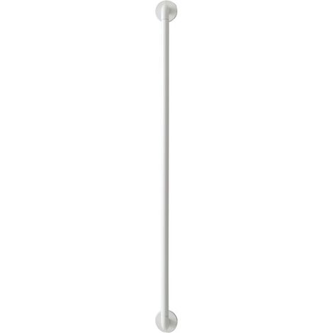 Gebogene Gardinenstange Durchm.10 mm Mattweiß 70 bis 120 cm CESSOT