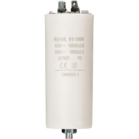 Nedis Fixapart W1 11060N condensatore bianco 60uF 450V