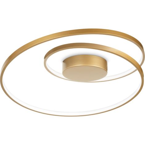Ideal Lux Plafoniera Collezione OZ 1 luce LED integrato ottone metallo