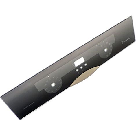 GLACE BANDEAU NOIRE POUR FOUR FAGOR - 74X4303