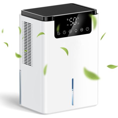 Luftentfeuchter- Wassertankkapazität 2,5 l, 10–30 (㎡), 50–60 (Hz), maximale Entfeuchtungskapazität
650 ml/24 Stunden (1/5)