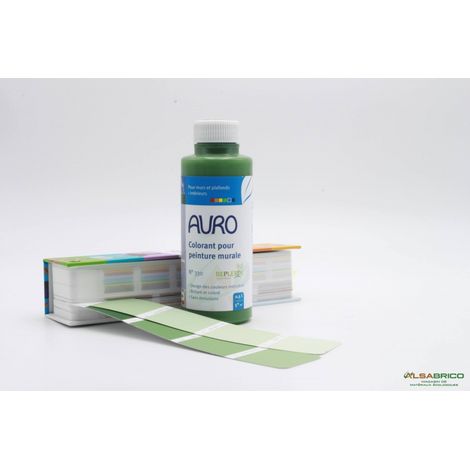 Colorant pour peinture blanche AURO n°330, Vert Oxyde - (1/2)