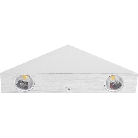 Applique murale triangulaire LED, lampe de chevet pour couloir, éclairage mural de fond, 9 W, lumière blanc chaud, 85-265 V (1/5)