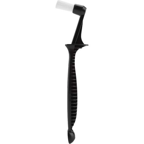 Sollbry Brosse à café, machine à café à double usage, nettoyeur de tête de filtre, Brosse de Nettoyage de Tête de Groupe pour Machine à Café Espresso pour café à la maison design élégant noires (1/5)