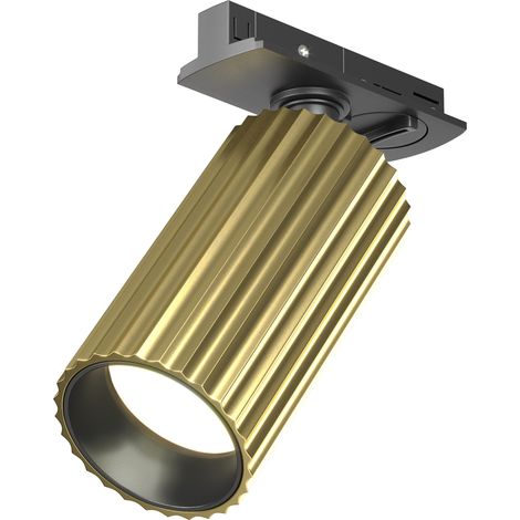 Spot sur rail Calipso laiton/noir GU10 10W Maytoni Tech (1/5)