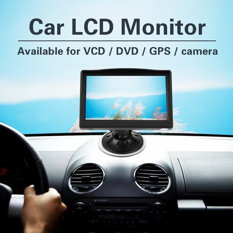 Kit de caméra de recul sans fil pour voiture avec moniteur LCD TFT 5 pouces (1/5)