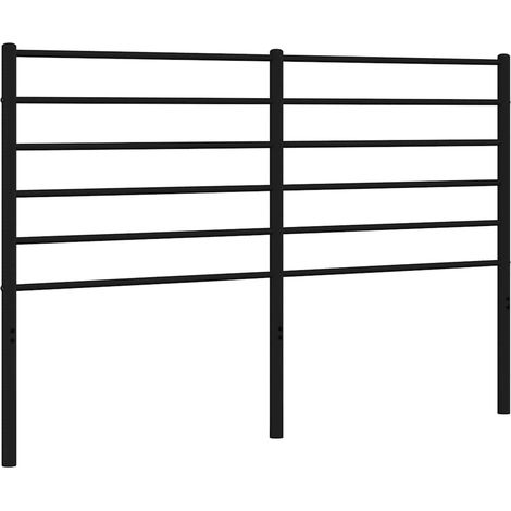Maison Exclusive - Tête de lit de remplacement métal noir 160 cm