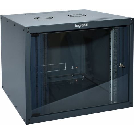 Coffret fixe 19pouces livré monté Linkeo capacité 6U 358x600x600mm (646210)