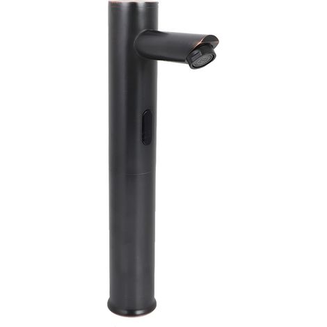 Robinet à capteur infrarouge automatique pour salle de bain en laiton chromé avec économie d'énergie froid/chaud et contrôle de température (1/5)