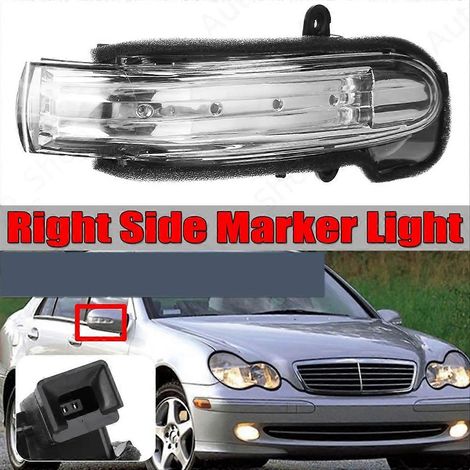 LED clignotante integrado en el retrovisor exterior y conductor interior para Mercedes-Benz (1/5)
