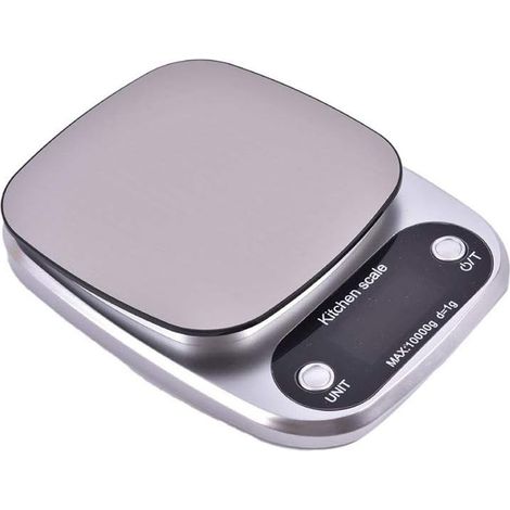 Balance de cuisine électronique de haute précision avec écran LCD rétroéclairé et fonction tare, balance alimentaire multifonctionnelle portable et rechargeable pour-AquaForge (1/5)