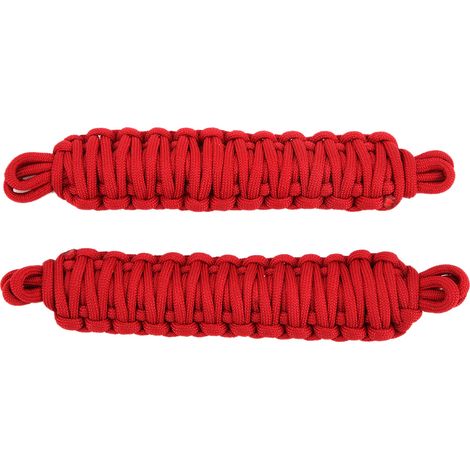 2 câbles de retenue de porte en rouge pour Jeep Wrangler TJ 1997-2006, limiteur d'ouverture de protection (1/5)